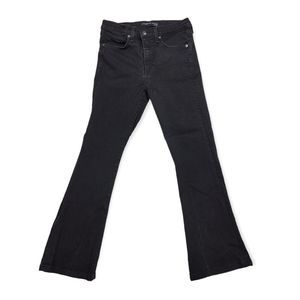 Veronica Beard Bevery 10" Skinny Flare Black Raven Denim Jeans Women's Size 29